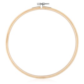 Embroidery Hoop, KISSBUTY 7.9 inch/ 20cm Bamboo Embroidery Hoop Round Bamboo Circle Cross Stitch Hoop Ring for Art Craft Handy Sewing (1)