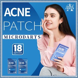 Microdardos Parches De Acné Para Cara, Con Hialuronato, Ácido Salicílico-Hidrocoloide Parche De Espinilla Cute-18 Parches