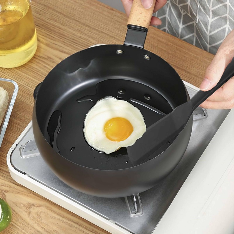 Silicone Spatula, Egg Omelette Crepe Brownie Thin Rubber Spatula Set