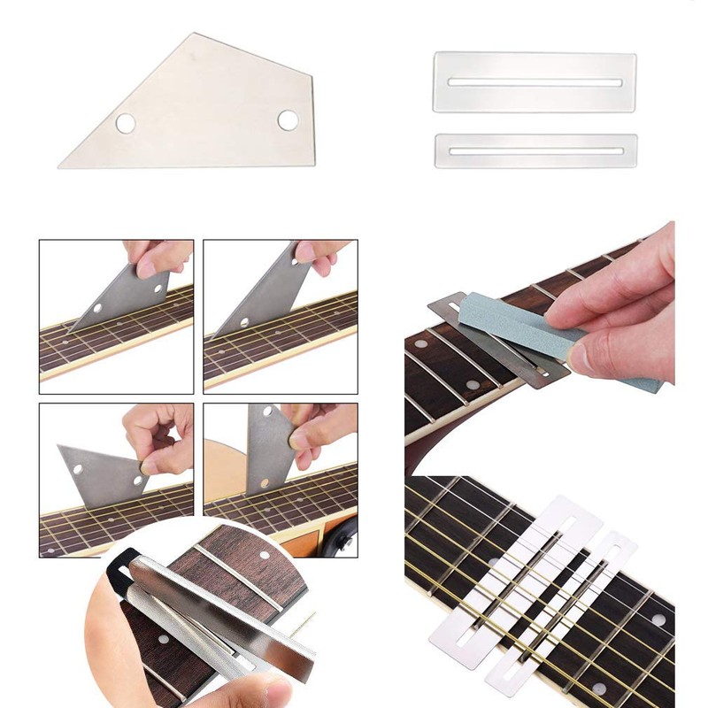 TIMESETL Guitar Repairing Maintenance Tools Kit String Organizer String Action