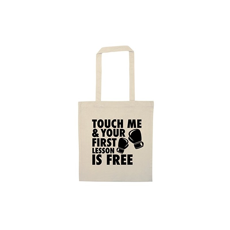 Flox Creative Tote Bag Touch me and your First Lesson