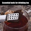 2 Pieces Tea Clips, Stainless Steel Clips, Tea Bag Squeezer,