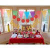 Topfunyy Back to School Glitter Banner Apple Garland Banner for