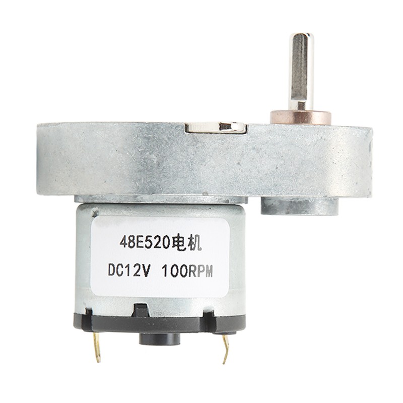 DC Gear Motor 100RPM High Torsion Reversible CW CCW Speed
