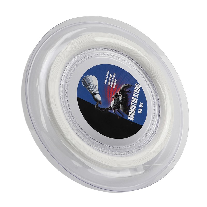 POWERTI Badminton Racquet String High Elasticity Wear Resistant Resin Fibre