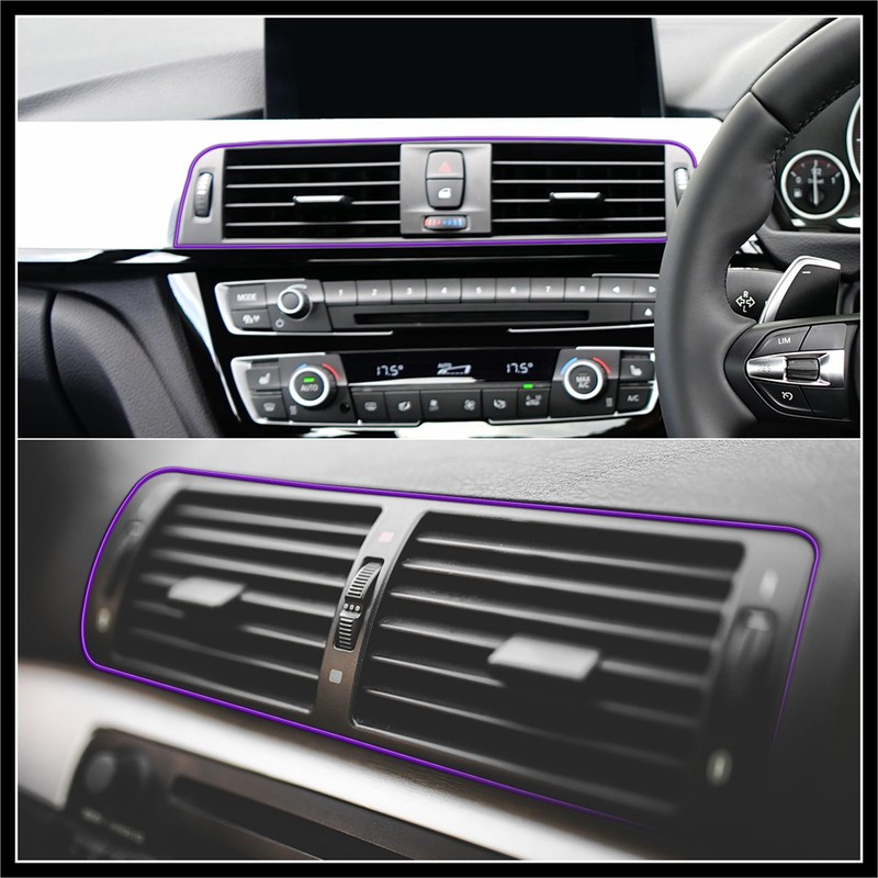 Hihaha Car Interior Trim Strip Gap Door Edge Line Chrome