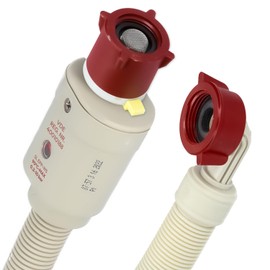 Kenekos - 1.5-3 m Aquastop Hose for Washing Machine Dishwasher with Safety Valve and Dirt Strainer, 3/4 Inch Thread Max. 90°C, Safety Inlet Hose, Aquastop Hose 2.5 m