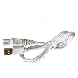 USB Charger Cable for Pritech Electric Feet Callus Remover Pedicure Tool, 2.6 FT, White