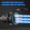 12V USB Outlet Wire USB Charger Multi Port, Dual PD3.0