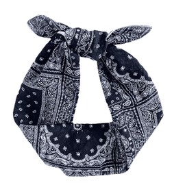 Hakalotyatime Cotton Bandana Multipurpose Bandanas Headwrap Headband Scarf Necktie for Women Men Boys Girls
