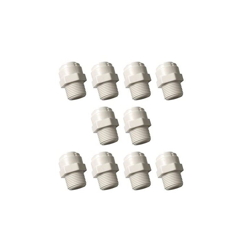 Malida Push to Connect 3/8 Male Connector 3/8 Ro Tube