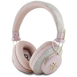 CG Mobile Guess Bluetooth ENC Metal 4G Logo (Pink) Earphones