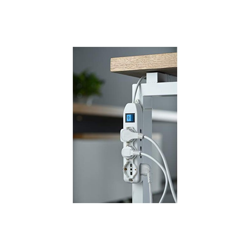 Electraline Extension Lead, white, 62038