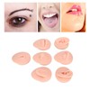 7PC Soft Silicone Body Part Model, Human Ear Mouth Eye