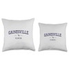 Gainesville University-Style Gator FL Pride Throw Pillow