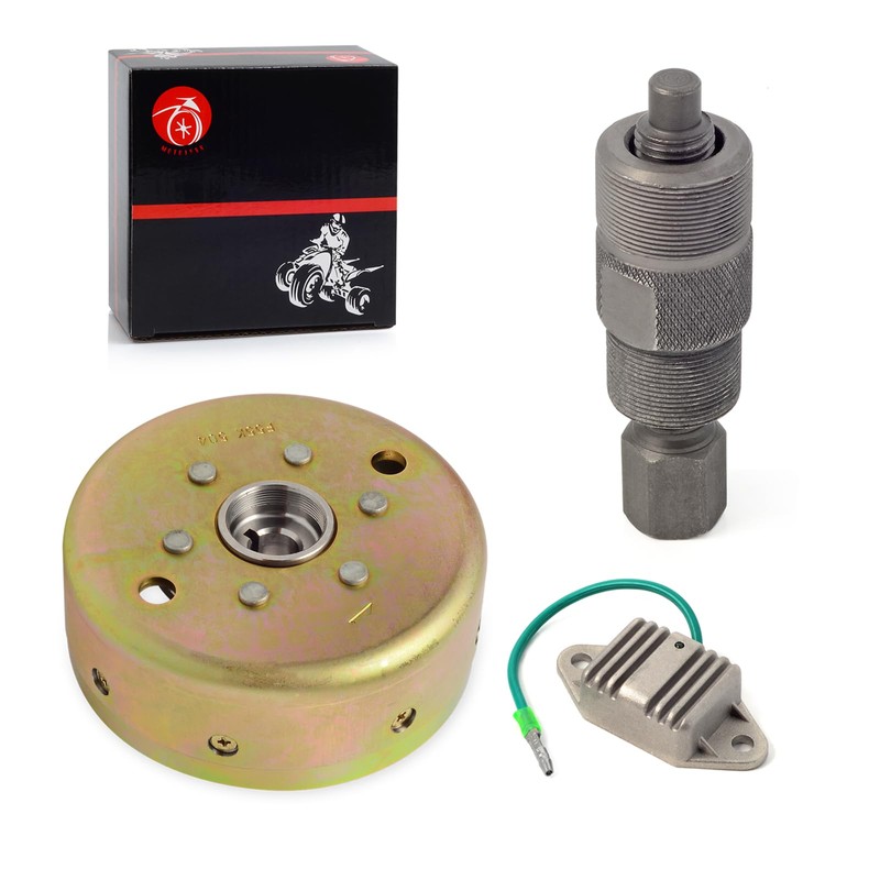 Magneto Rotor Flywheel & Removal Puller tool & Regulator For