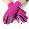 'Margot' Ladies' Gloves Vera Tucci Suede Feel Touch Screen Multi