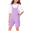 Mlvekrt Girls Overalls Sleeveless Adjustable Jumpsuits Kids Casual Loose Romper