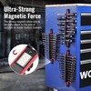 WORKPRO Magnetic Screwdriver Organizer and Wrench Organizer, Aluminum Rail Magnetic
