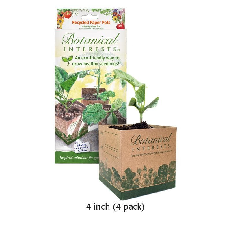 Recycled Paper Pots For Seedlings - Size: 3 inch Paper