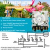 T104M Pool Pump Timer, 208-277V 40A DPST Switch, 24-Hour Mechanical