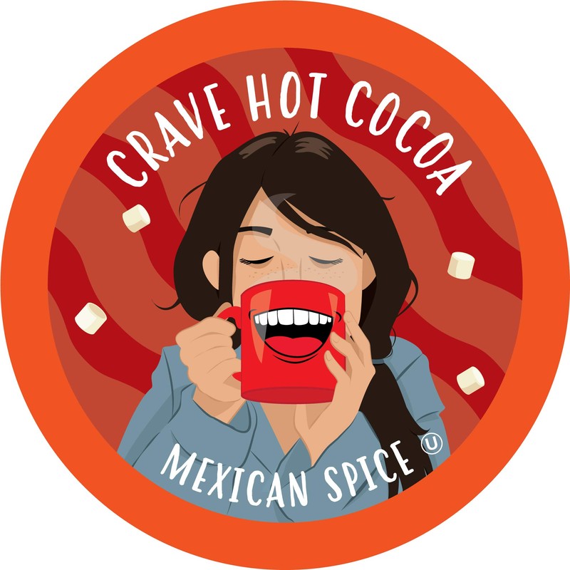 Crave Beverages Hot Chocolate Pods Variety Pack, Compatible with 2.0