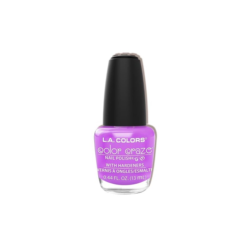 L.A. COLORS Color Craze Nail Polish (CNP500-645), Purple CNP612