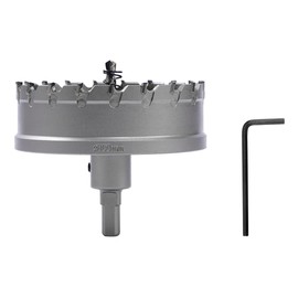 Dribotway Bi-Metal Hole Saw 100 mm Carbide Heavy Duty Industrial Grade Stainless Steel Hole Cutter for Mental Wood Stainless Steel Plastic Copper