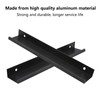 MOROBOR Matte Black Finger Edge Pull, 8pcs Concealed Modern Style