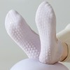 Non-Slip Pilates Yoga Toe Socks for Home Workouts Toe Socks Black 1 Pair 3ea