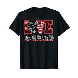 Cardinals School Spirit Love T-Shirt