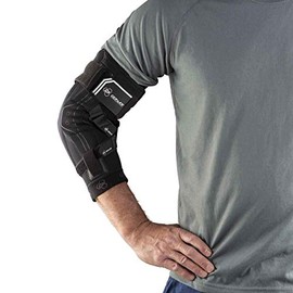 DonJoy Performance Bionic Elbow Brace II - X Large - Maximum Hinged Support for Elbow Hyperextension, UCL, Tommy John Ligament Injury, Dislocated Elbow for Football, Lacrosse, Basketball