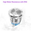 DMiotech 19mm / 3/4" Stainless Steel Momentary Push Button Switch