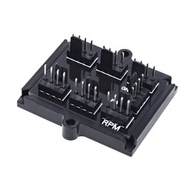 4Pin PWM to 6x 4Pin Fan Splitter PCB From Phobya