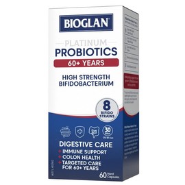 Bioglan Buy Bioglan Platinum Probiotics 60 plus Years 60 Capsules Online