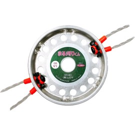Muroya All-Purpose Brush Grass Cutting Blade, Maru-kun, Professional Reinforced Special Nylon Cord (Body)
