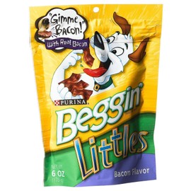 Beggin Littles Bacon Flavored 6OZ Dog Treat (Pack of 2)