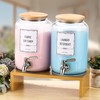 Laundry Detergent Dispenser. 0.9 Gallon Glass Laundry Soap Liquid Laundry