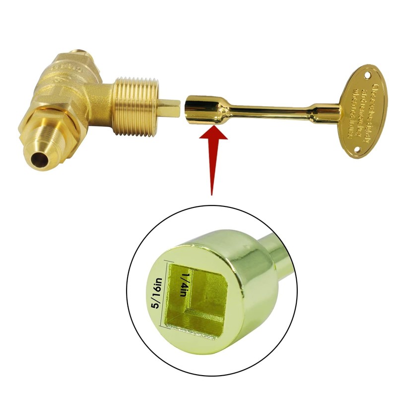 Replacement Parts Gas Valve Key for Gas Fire Pits and