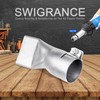 SWIGRANCE Hot Air Welding Nozzle 40mm Mouth Width, Stainless Steel