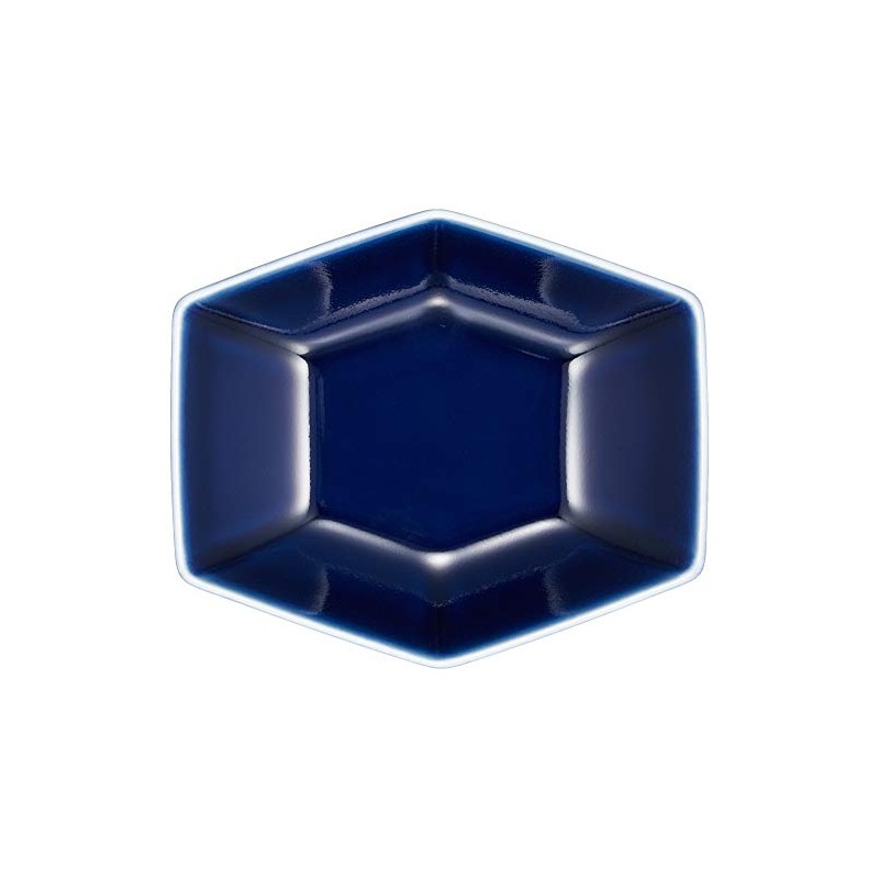 Hakusan Toki Boiling Pot, Glossy Navy Blue, Approx. 6.1 x