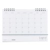 【2026 Edition Calendar】 Nakabayashi Logical Desk Calendar 2026 Ring Type