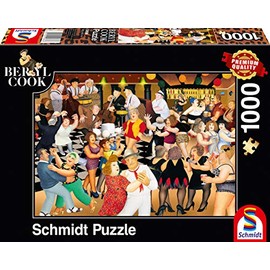 Schmidt Spiele 59686 Beryl Cook Party Night 1000-Piece Jigsaw Puzzle, Multi-Coloured