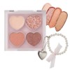 Milfi Puffy Tear Bag Palette 01 Sugar Beige - Eyeshadow
