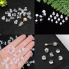 6 Styles Earring Backs for Studs, Metal Silicone Earring Backs