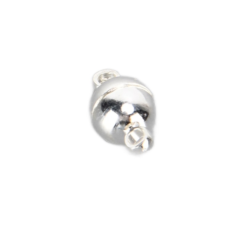 20 Sets Magnetic Clasps Round Brass Fashionable Jewelry Clasps for