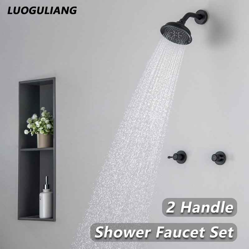 LUOGULIANG 2 Handles Shower Faucet Set (Type 4)