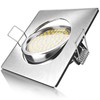 Brandson - Ultra Flat LED Ceiling Spotlight Square Warm White