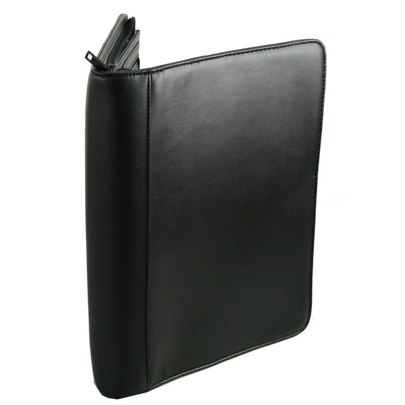 Briefcase, writing case, briefcase, black 35 x 27 x 4