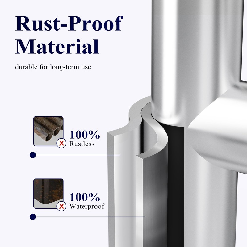 Kitsure Toilet Paper Holder Free Standing – Rustproof Metal Toilet